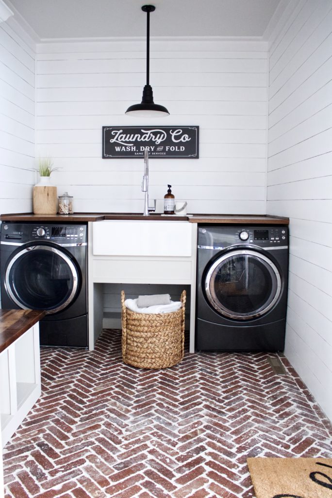 Built a cabinet around a utility sink  Laundry room sink, Laundry room  diy, Laundry sink