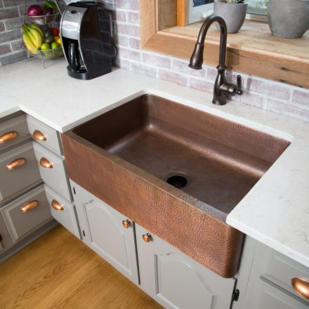 Copper Kitchen Sinks By Sinkology Farmhouse Drop In