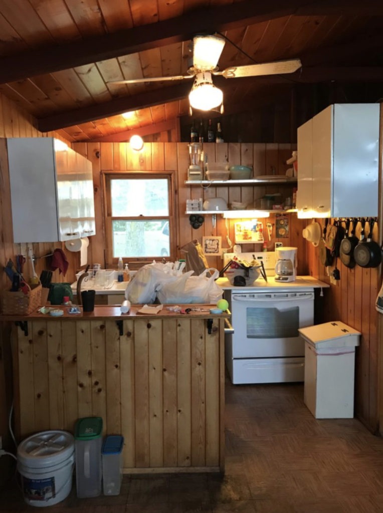 old cabin kitchen