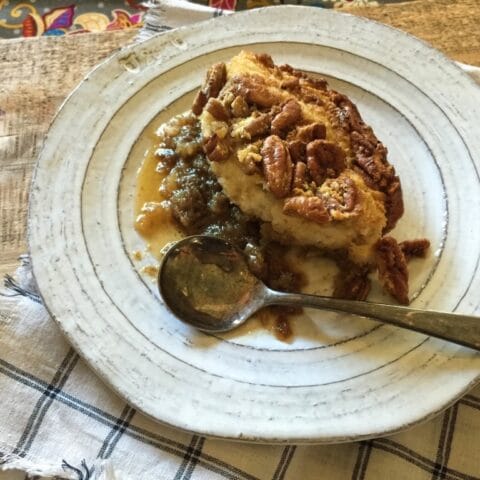 Maple & Buttered Pecan Pie Cobbler
