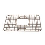 vinyl coated antique brown gehry kitchen sink bottom grid