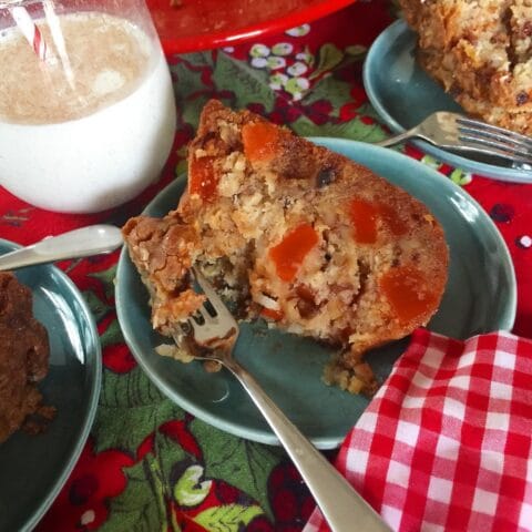 a orange slice cake