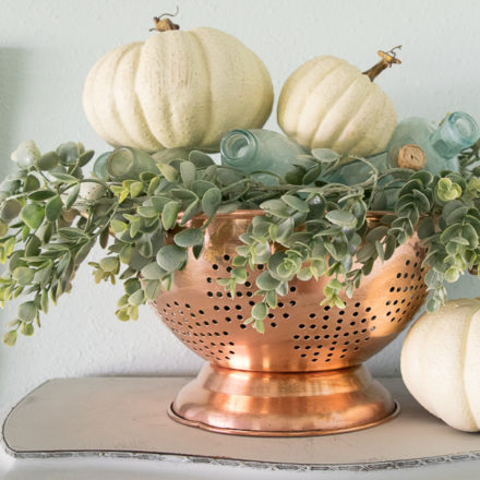 Fall Copper Dining Room and DIY Pumpkin Decor - Sinkology