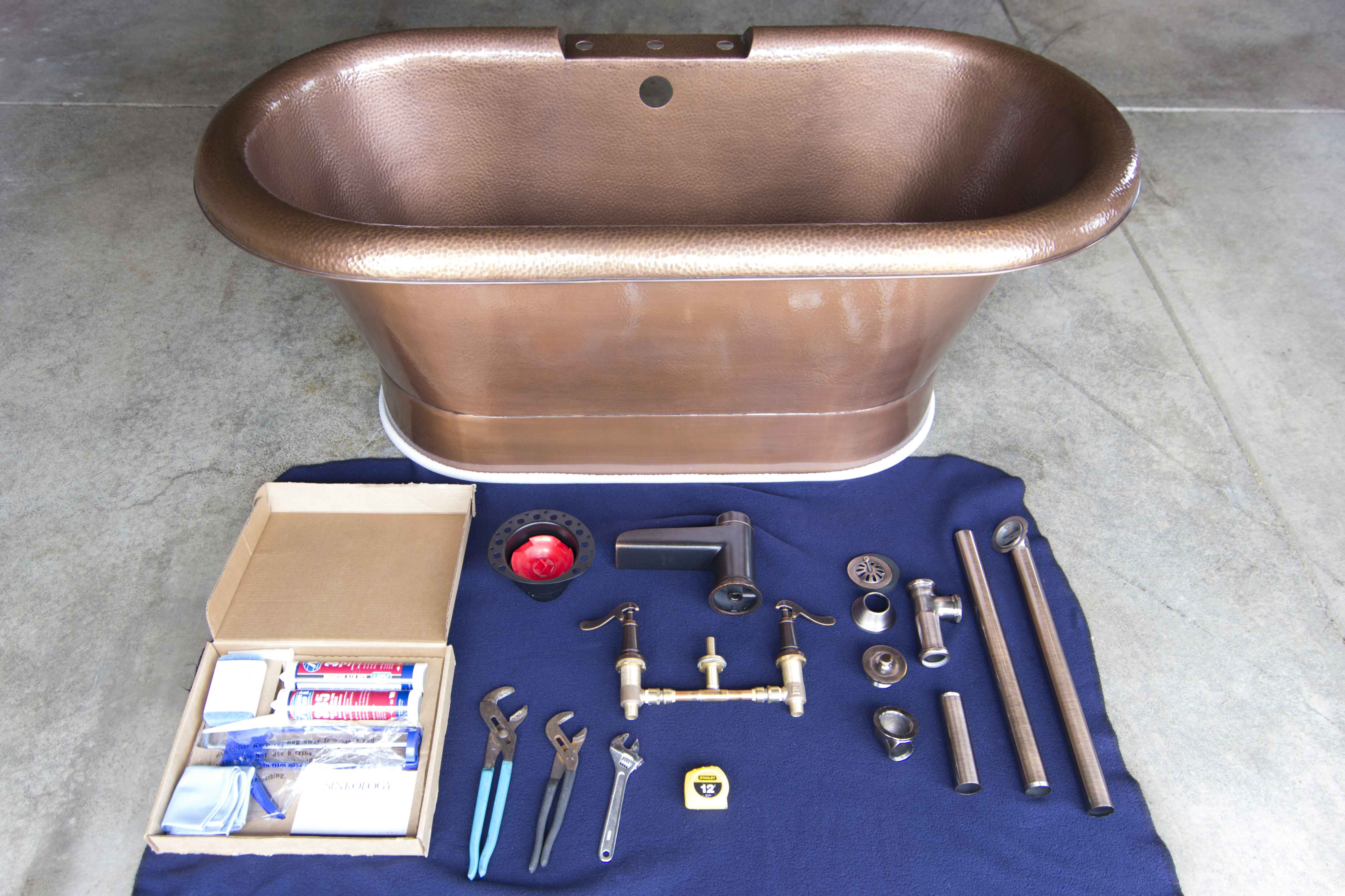 Equipments of the Freestanding Bathtub