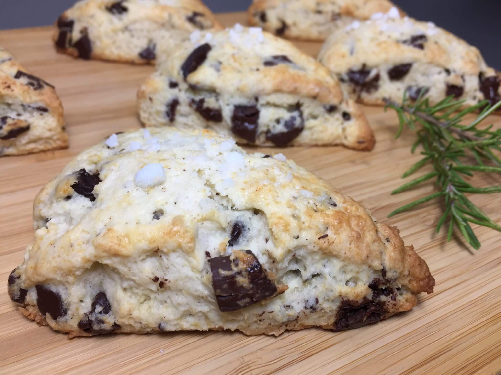 Delicious Chocolate Rosemary Scones Recipe
