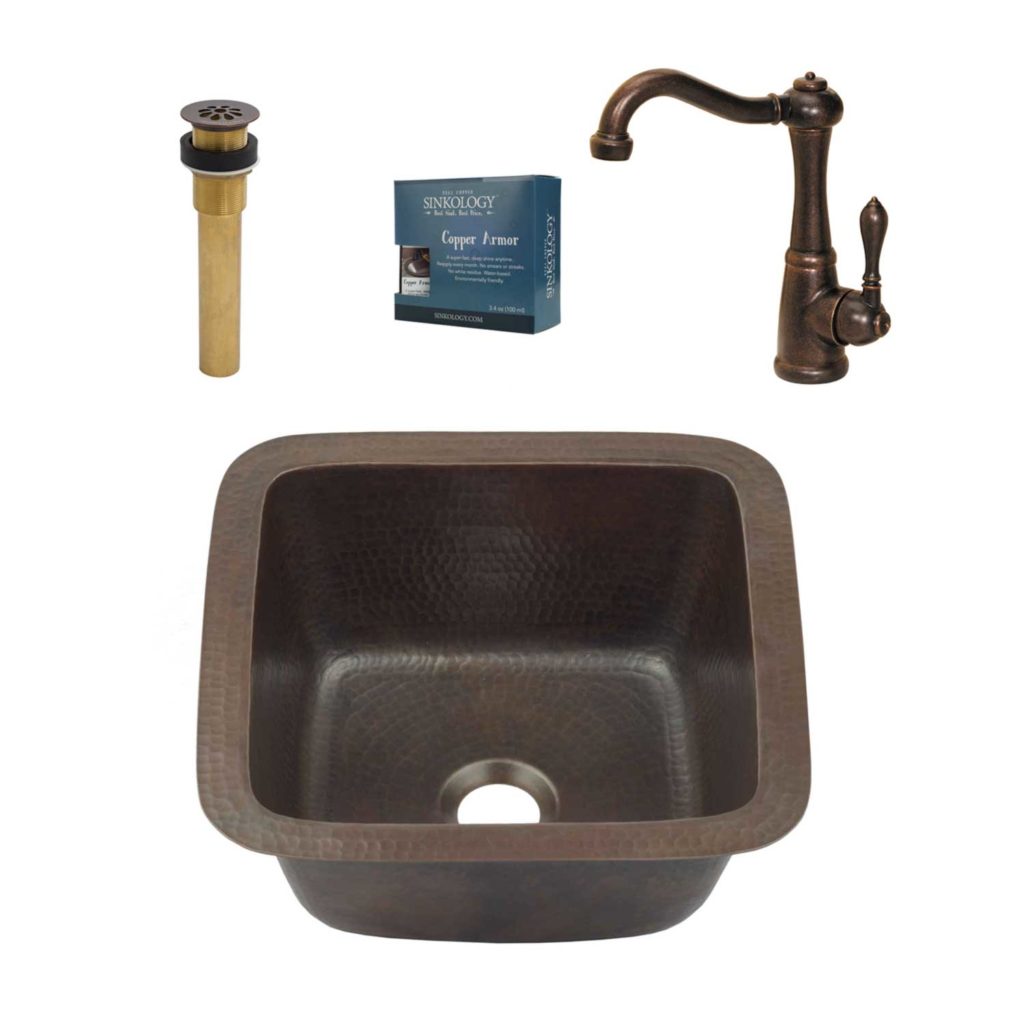Pollock All In One Drop In Or Undermount Sink And Faucet Kit