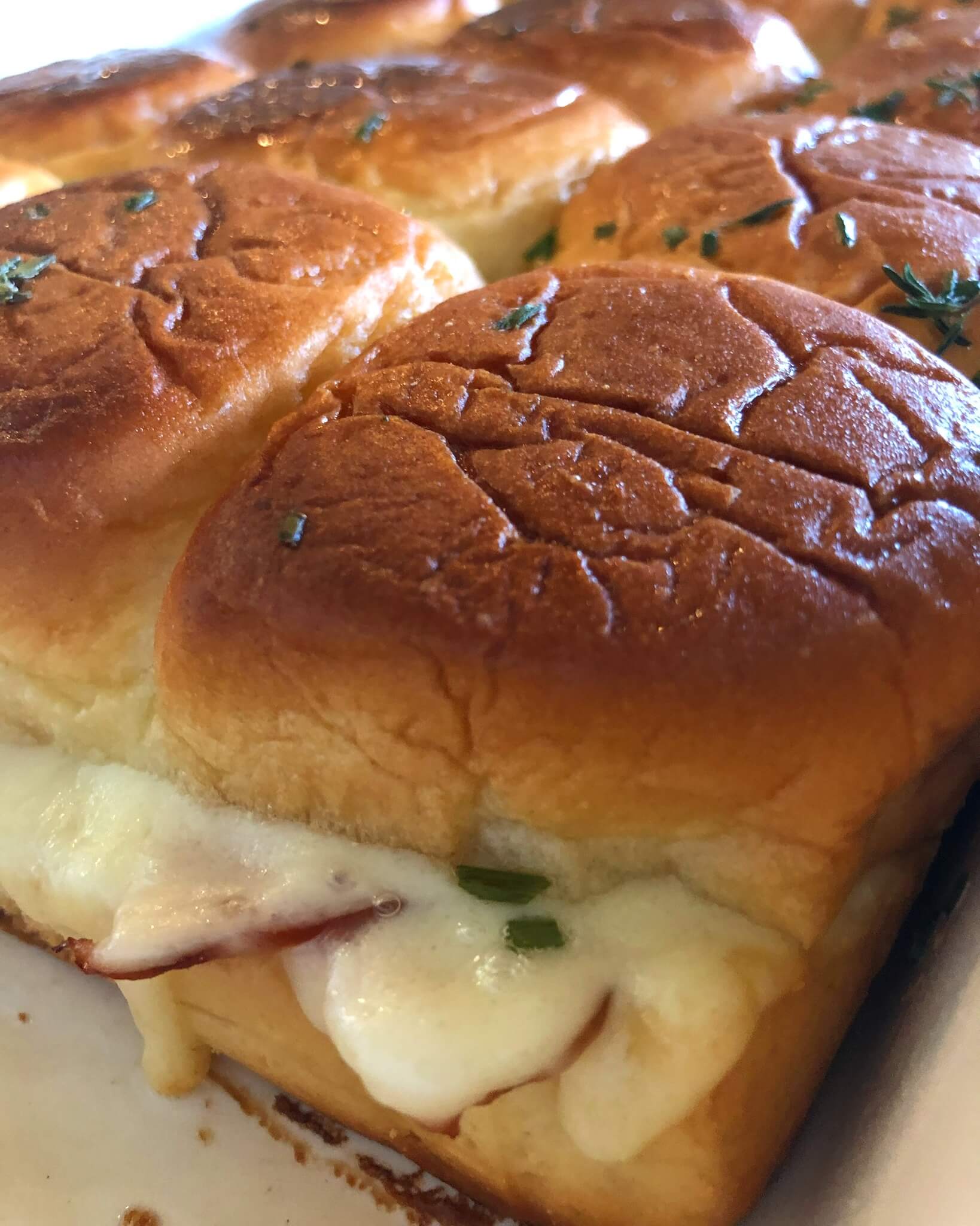 Delicious Holiday Ham and Cheese Party Sandwiches Recipe