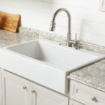 Josephine quick-fit, drop-in fireclay farmhouse kitchen sink environmental image