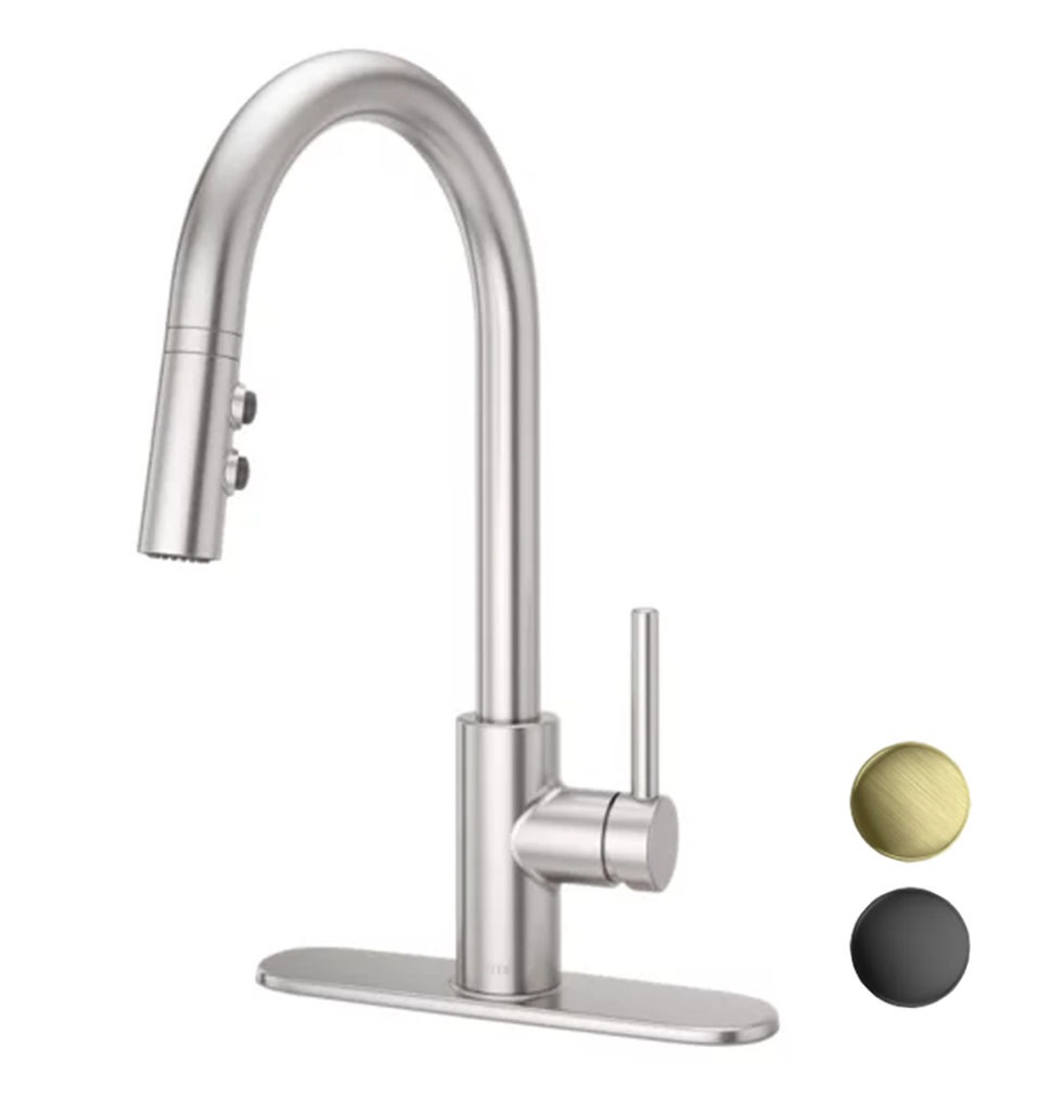 Stellen faucet with finishes