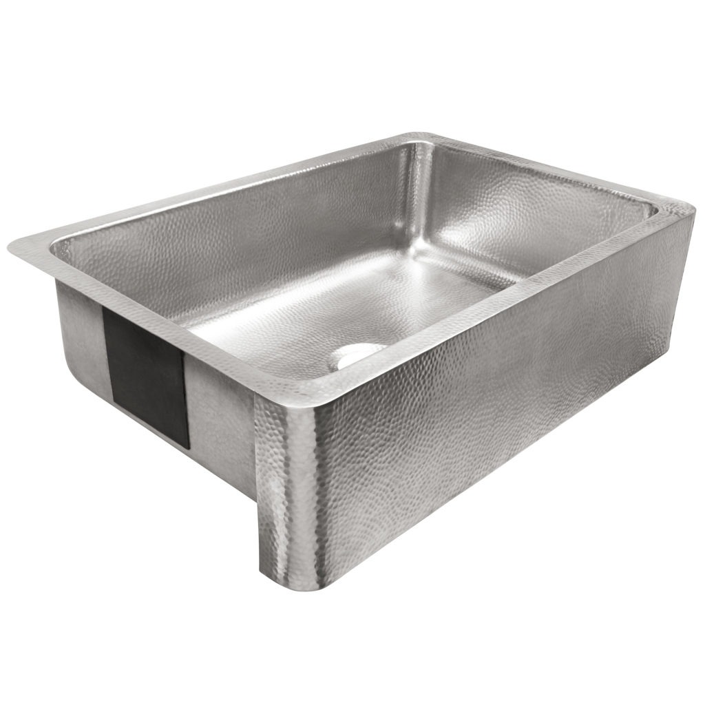 brushed crafted stainless steel single bowl farmhouse sink