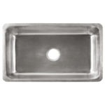 brushed crafted stainless steel undermount sink