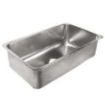polished crafted stainless steel undermount sink