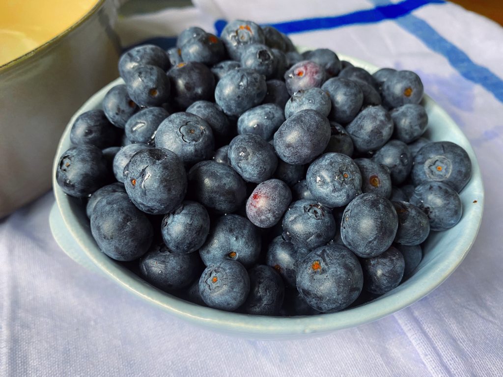 fresh blueberries