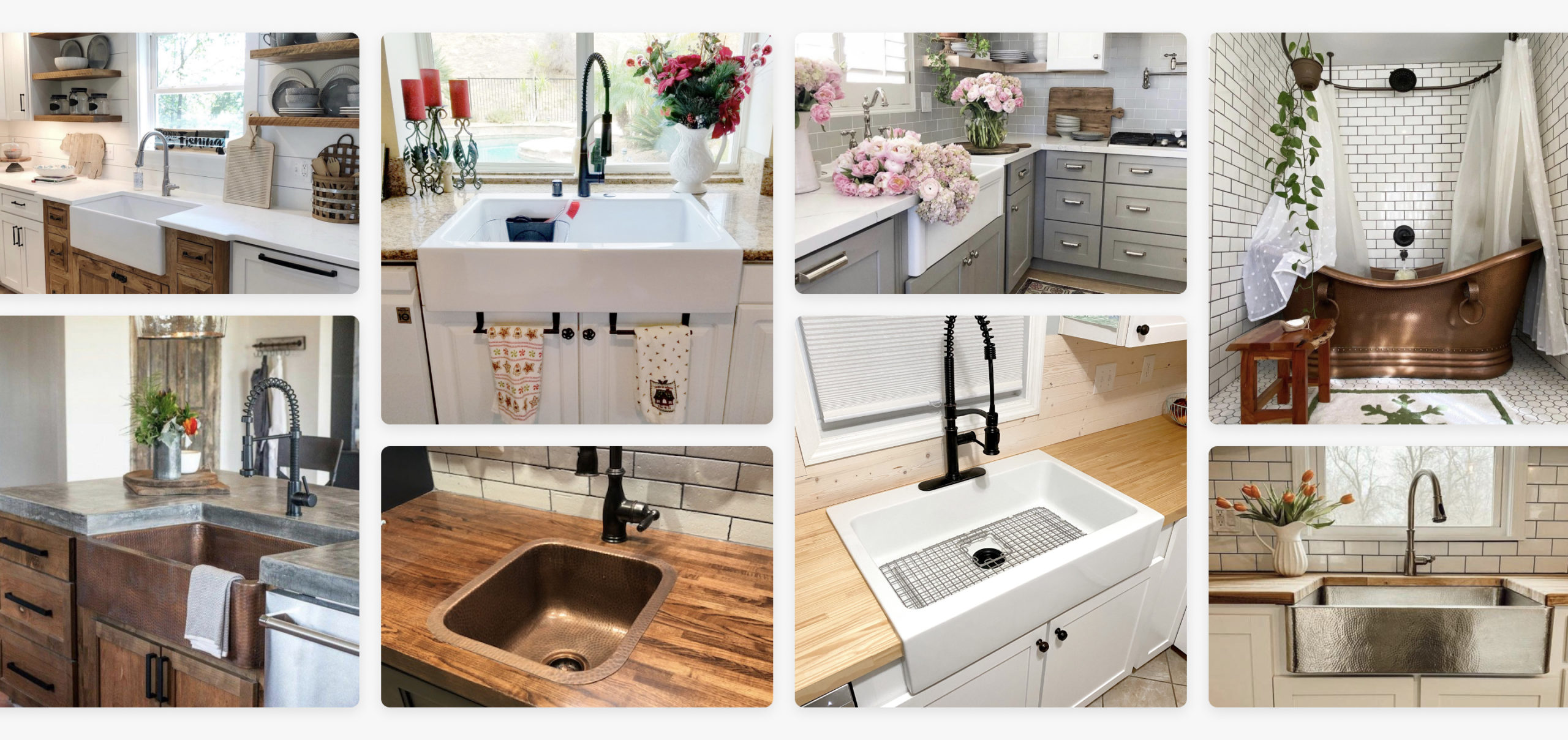 Lifetime Warranty Kitchen  Bath Sinks - Fireclay, Copper, Stainless
