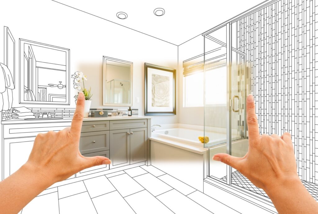 sketch of bathroom remodel plans bathroom renovation guide