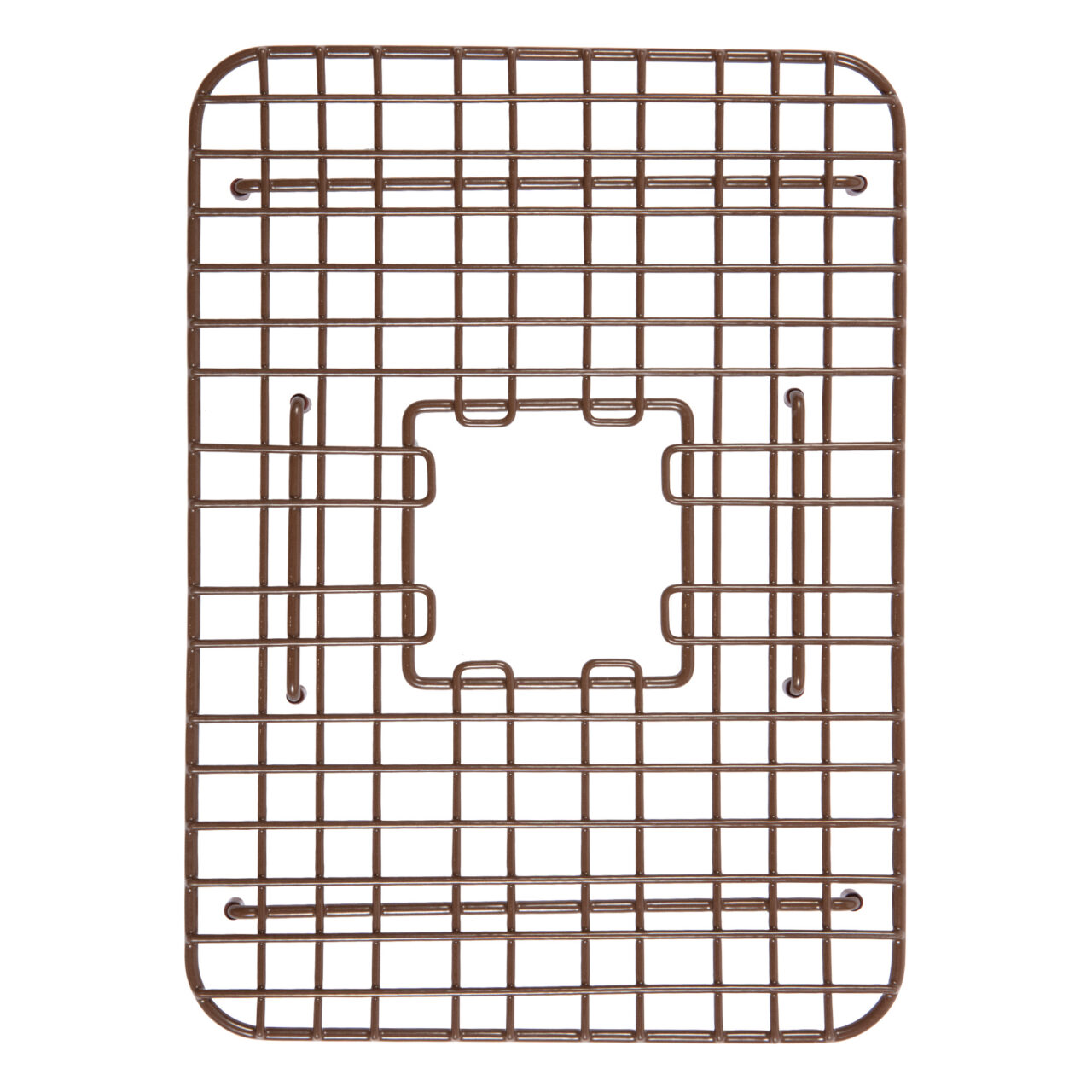 antique brown bottom grid for kitchen sink