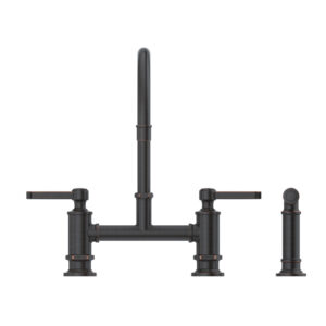 Port Haven Bridge Tuscan Bronze Kitchen Faucet