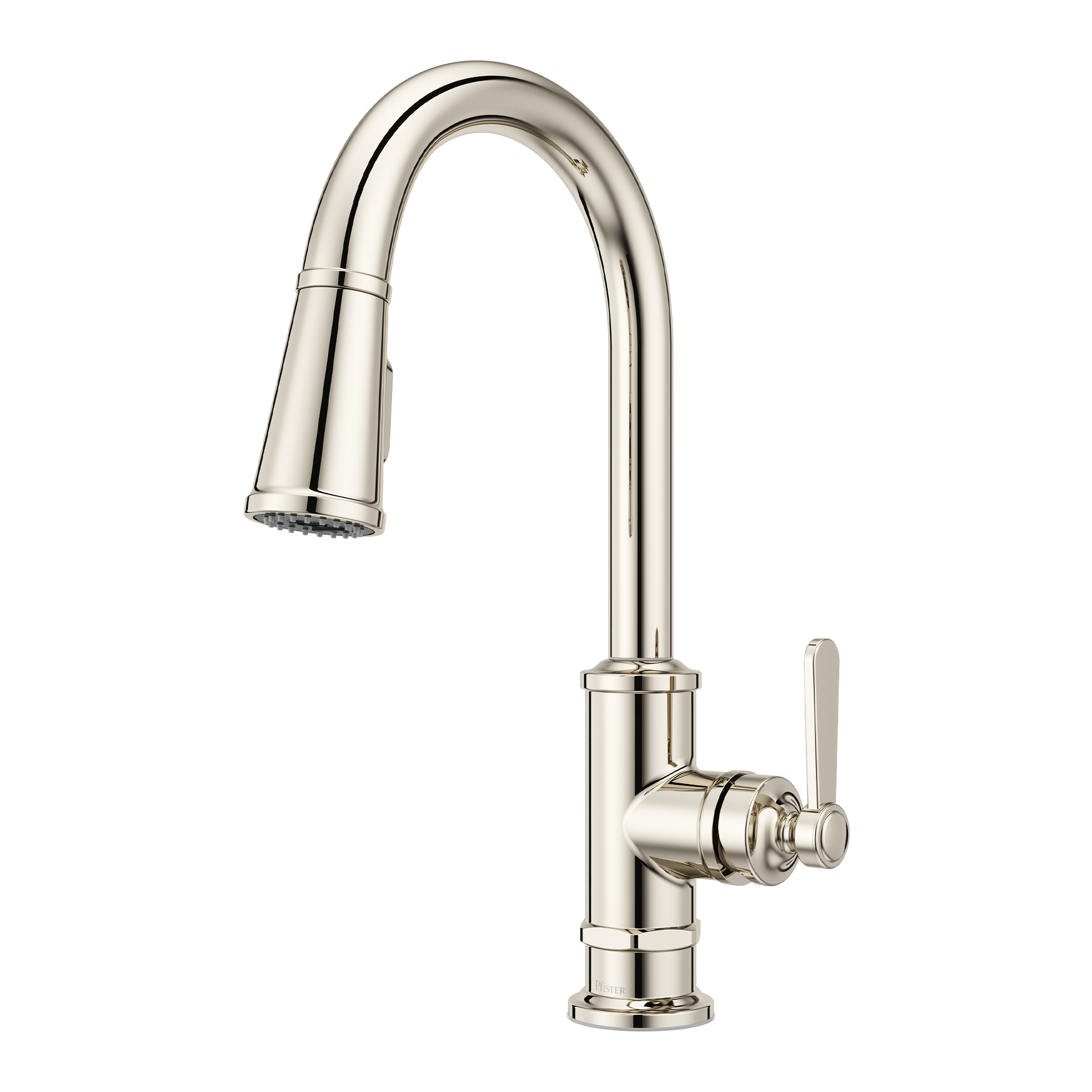 Port Haven Pull Down Polished Nickel Kitchen Faucet