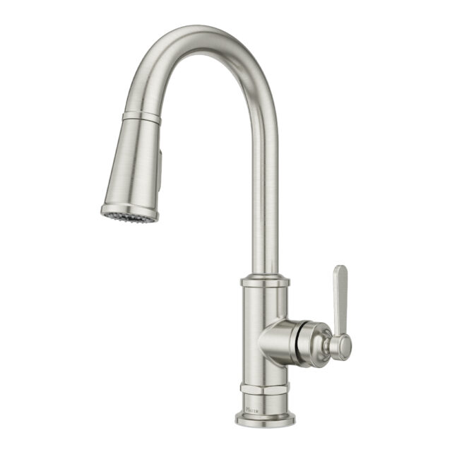 Port Haven Pull Down Stainless Steel Kitchen Faucet
