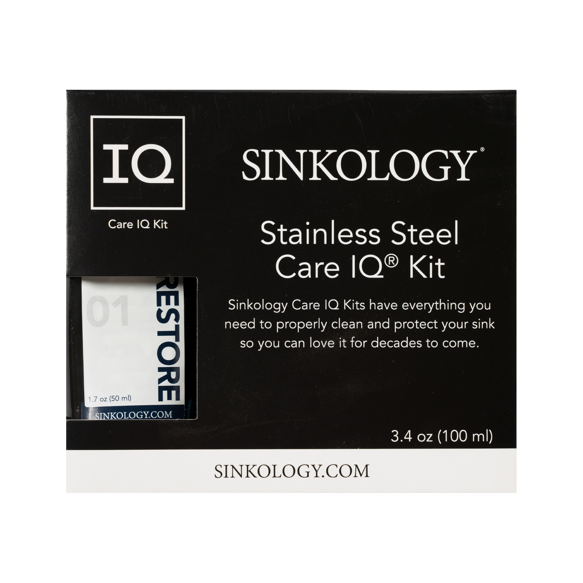 SINKOLOGY SinkSense Stainless Steel Care IQ Kit