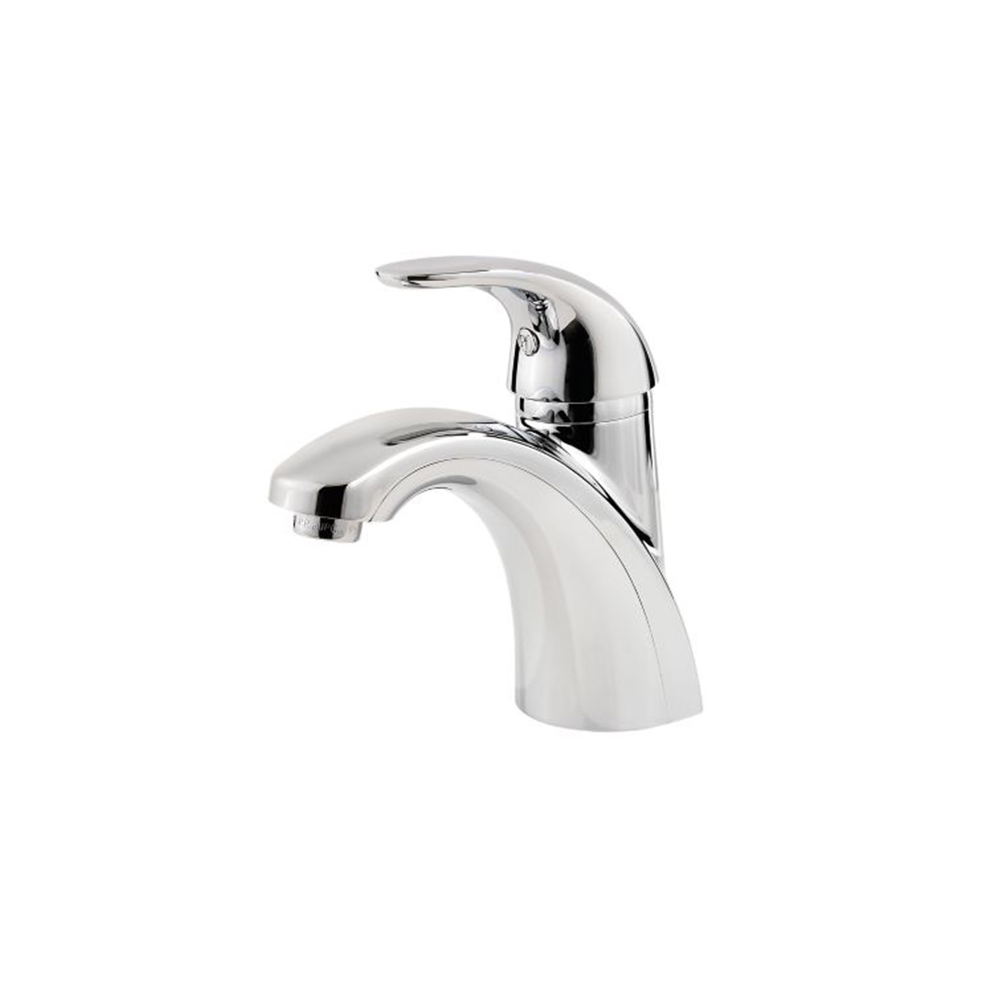 Polished chrome single handle bath faucet