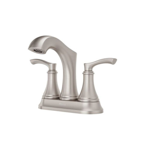 Pfister Woodbury Centerset Bath Faucet in Spot Defense Brushed Nickel