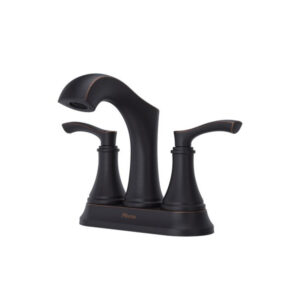 Pfister Woodbury Centerset Bath Faucet in Tuscan Bronze